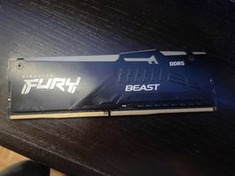 Ddr5 kingston rgb 1x16go 