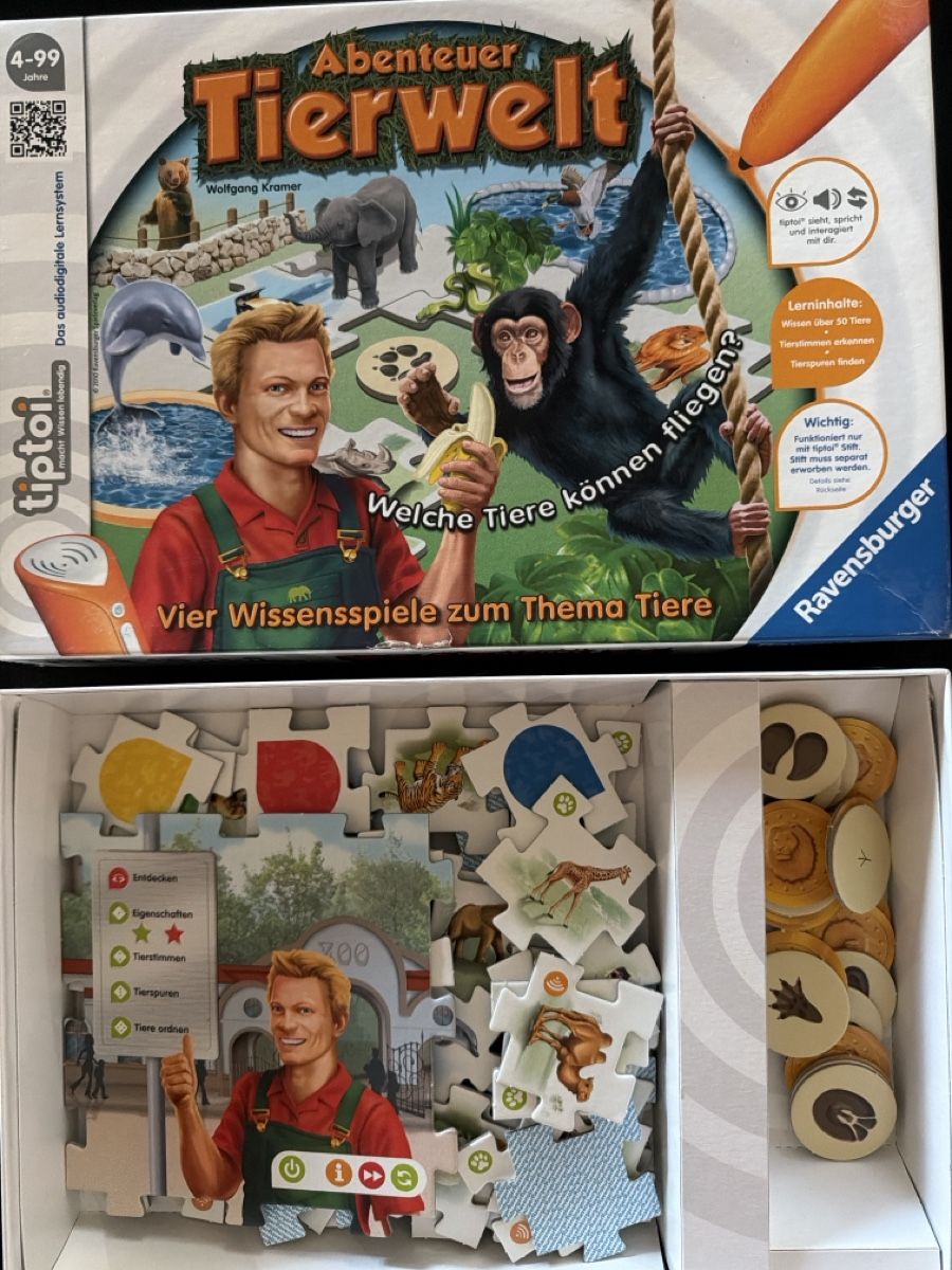 Ravensburger Jeux: Tiptoi Abenteuer Tierwelt – D'occasion à Tann par punto84