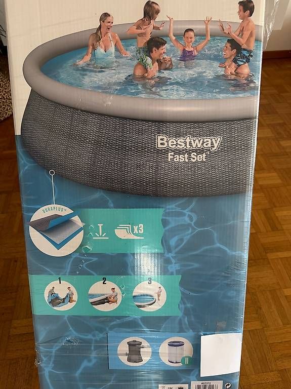 Bestway Piscine: Bestway Fast Set Pool - 4.57m x 1.07m – Nuovo (secondo la descrizione) da Dübendorf venduto da dal64 2