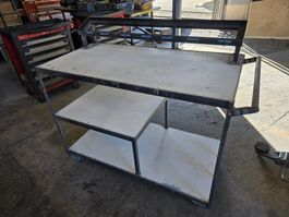 Lackier - Wagen /  Werkbank