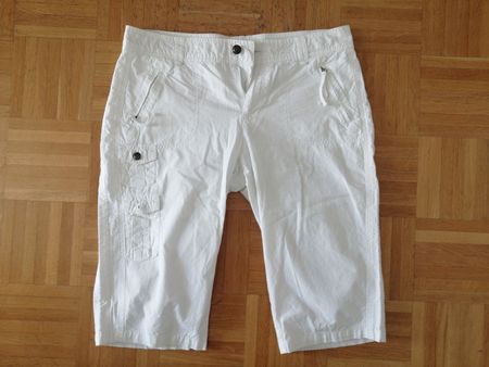 Sommer Capri Hose, weiss, Gr. 40, neuwertig, Top Zustand!