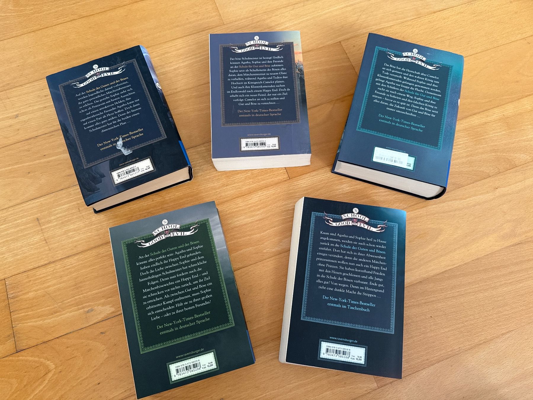 Libri: 5 Bücher Chainani, The School for good and evil – Usato da Basel venduto da jetzt-wird-gemistet 1