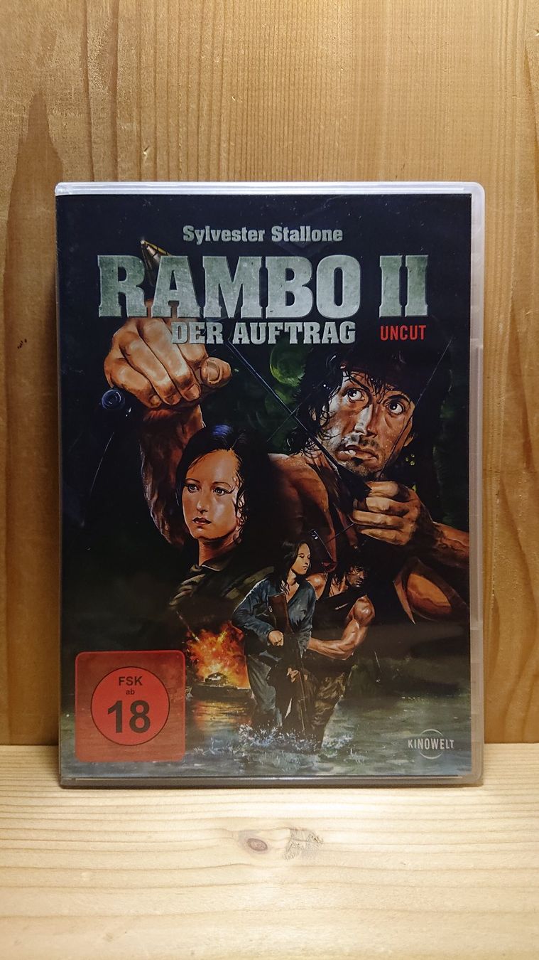 Tutti i DVDs: RAMBO 2 Der Auftrag DVD Uncut – Usato da Wilderswil venduto da Exebub