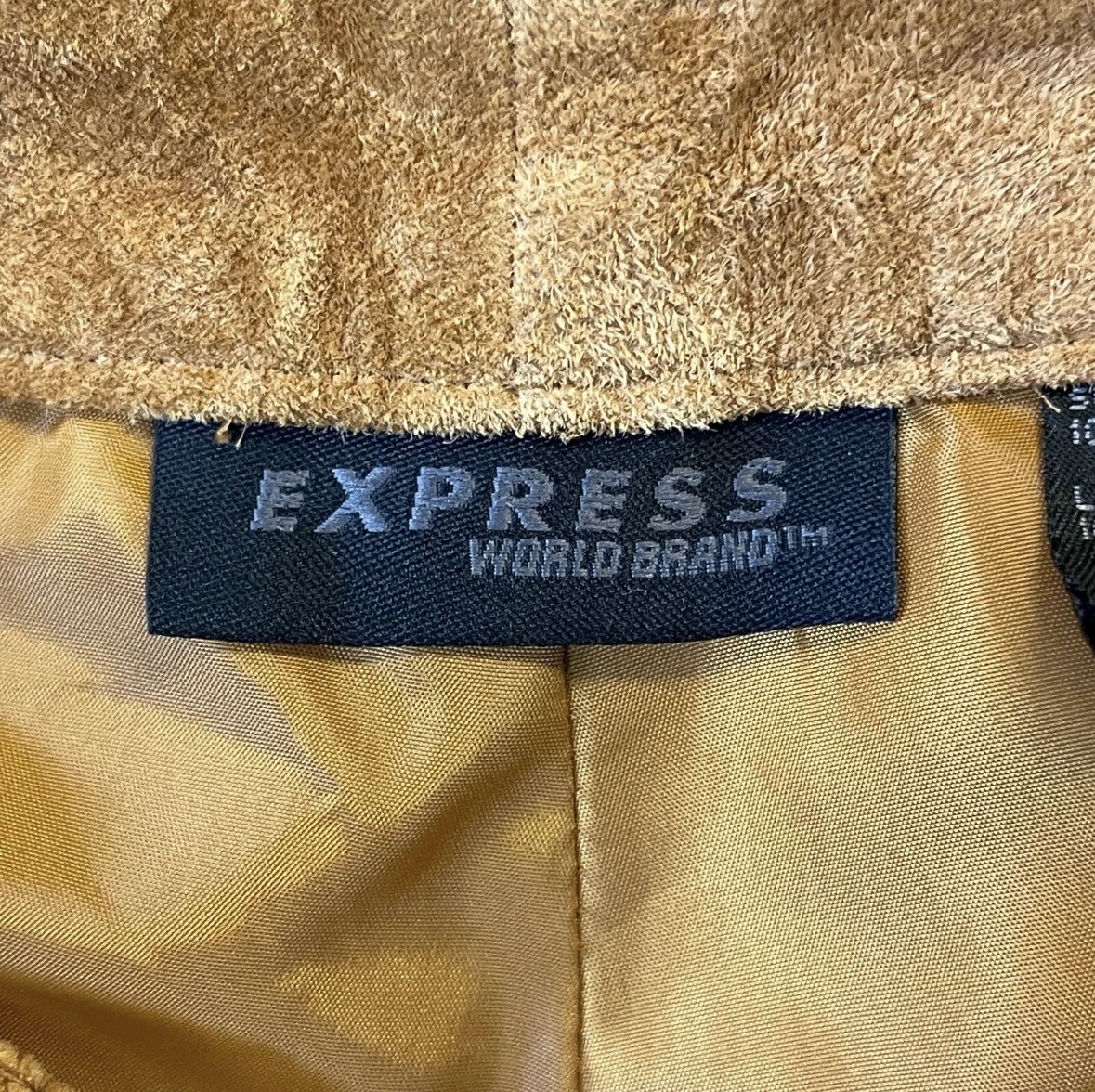 Hosen: Wildleder suede Hose braun Vintage Express – Gebraucht aus Winkel von Zimtguetzli 4