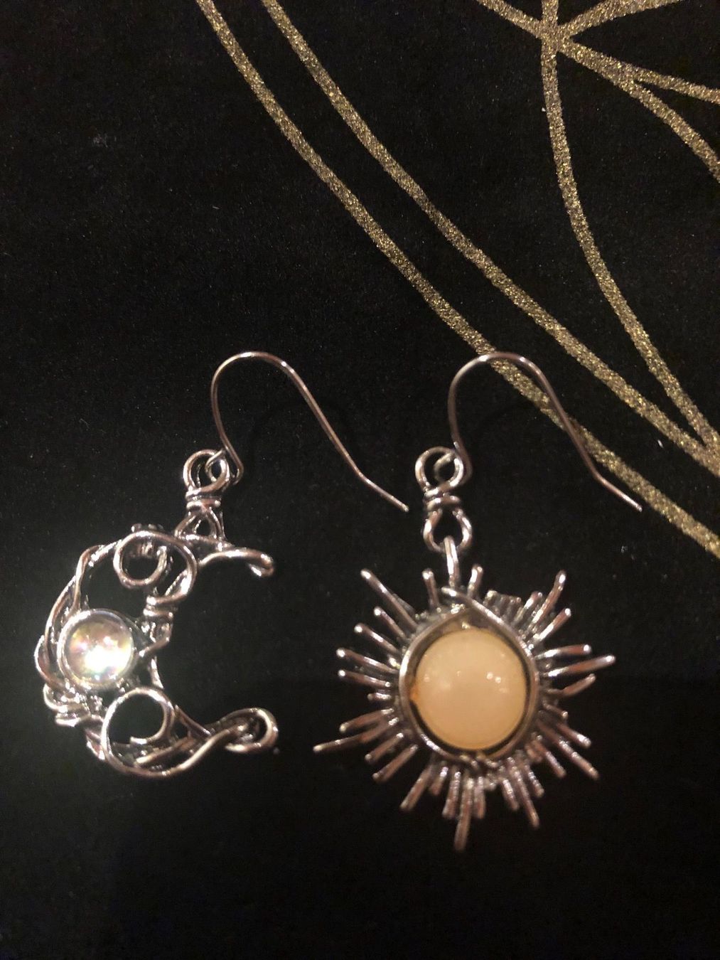 Orecchini pendenti & Orecchini a lobo: Ohrringe Sonne und Mond – Nuovo (secondo la descrizione) da Gams venduto da Mariawicca 2