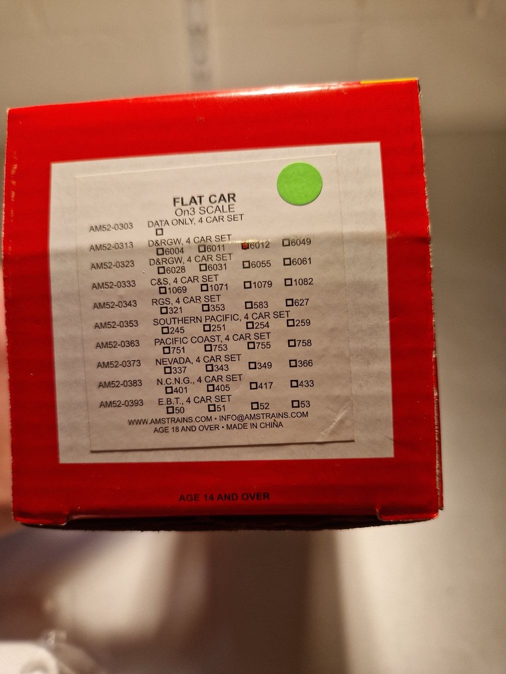 Modellini di ferrovie: AMS Flat Car, 0n3, Originalverpackt #6012 – Nuovo (secondo la descrizione) da Winterthur venduto da sac_txw5 1