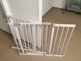 2x Schutzgitter weiss Metall montagefreundlich gebraucht