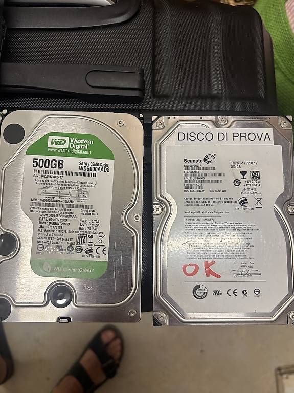 Giochi: Vendo memorie hard disc varie capacità  – Usato da S. Antonino venduto da luc_n86v 3