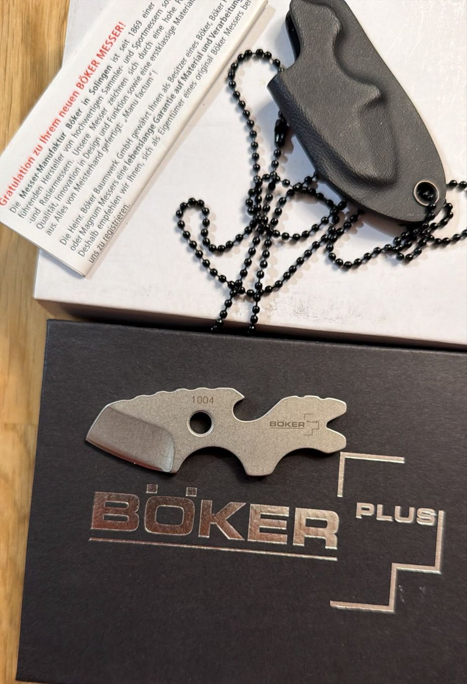 Accessoires: BöKER PLUS  IWA 2013 MESSER – Neuf avec emballage d'origine à Zürich par Frei-Occasionen 2