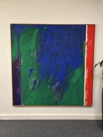 Marcel Berlinger- Marginalien II, Acryl, 1990, Original!