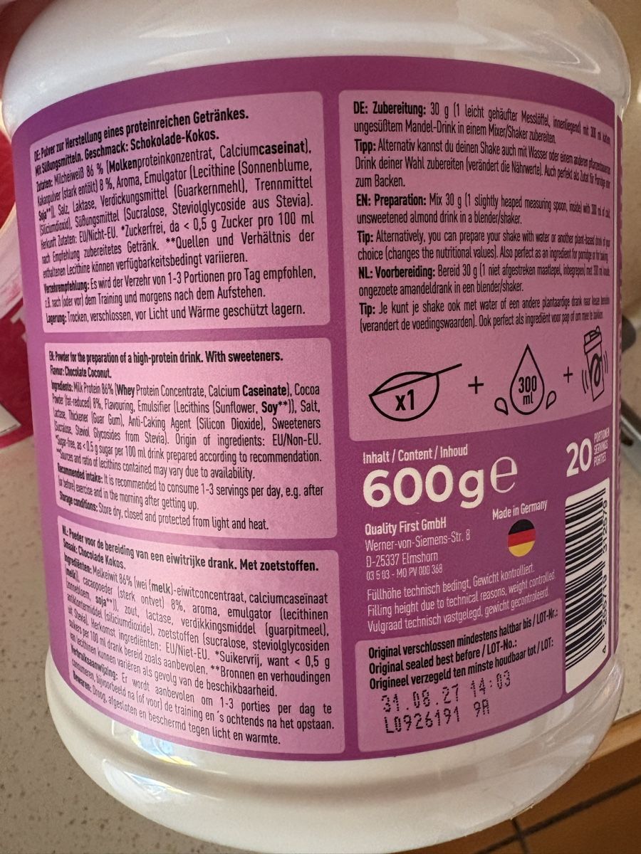 More Nutrition Cibi & Specialità: More Milkshake Style Choco Coco – Nuovo e nell'imballaggio originale da Stäfa venduto da Louder85 1