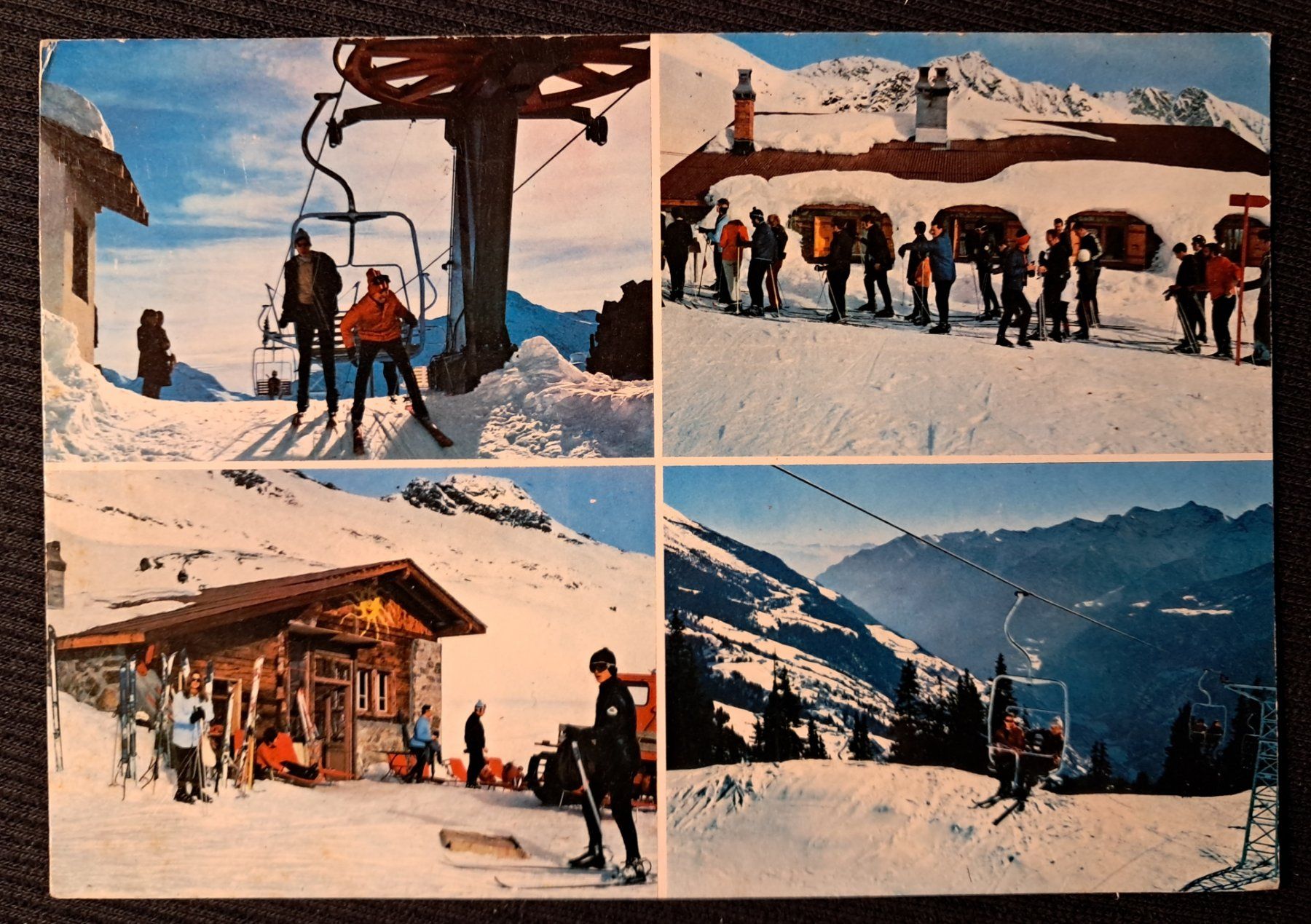 Cartoline postali: CARI 1973 - SKILIFT - WINTERSPORT – Usato da Ponto Valentino venduto da giorgia06