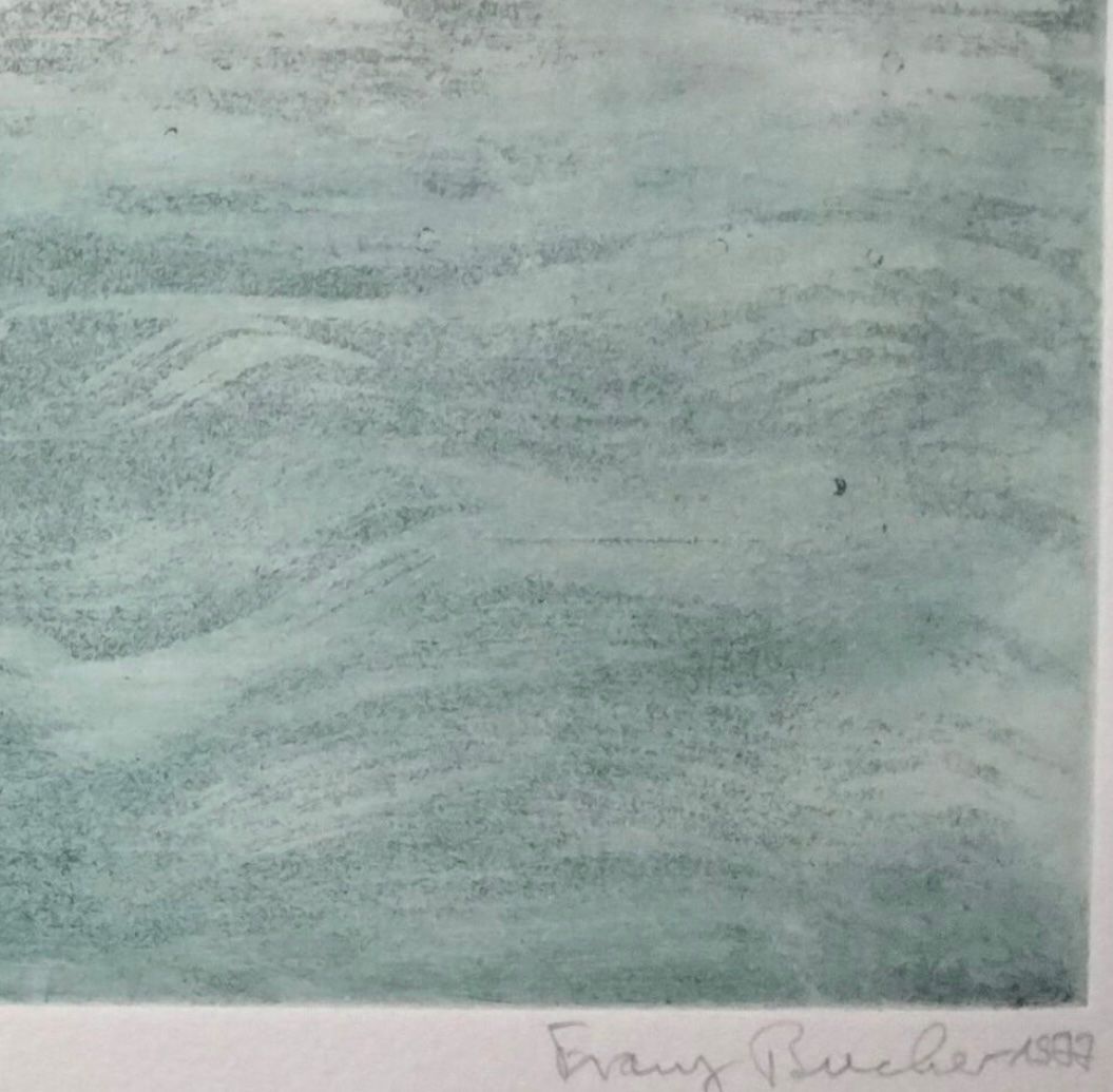 Grafica & Litografie: Franz Bucher, handsigniert, nummeriert – Usato da Rain venduto da Pic-Ass 2