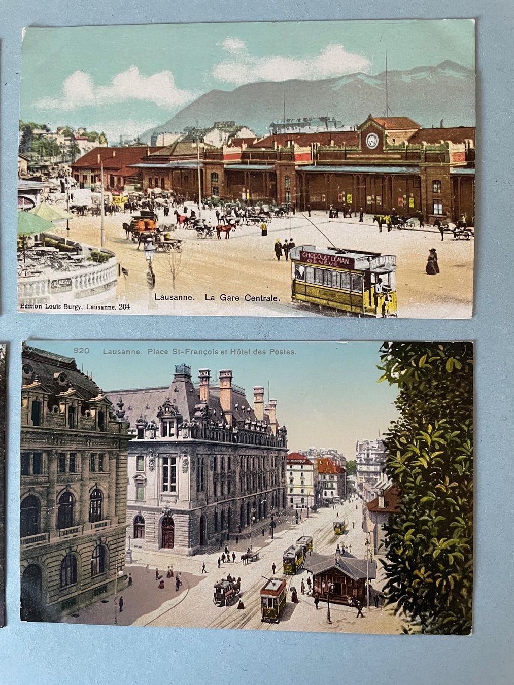 Cartoline postali: 4 AK Lausanne mit Tram – Usato da Zürich venduto da stzepp 4