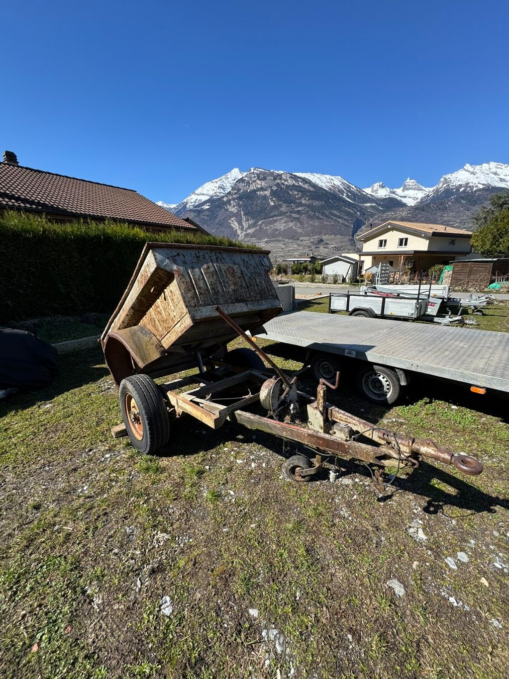 Aebi Rimorchi: Remorque basculante de chantier robuste – Usato da Saxon venduto da vou_2kdt 4