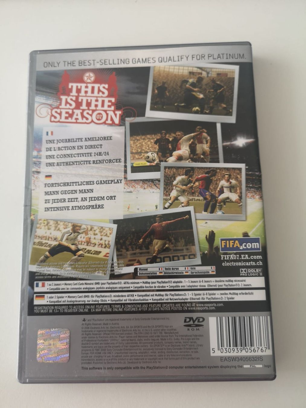 Sony Giochi: Fifa 07 (Platinum) (PS2) – Usato da Herisau venduto da Seyashop_2 2