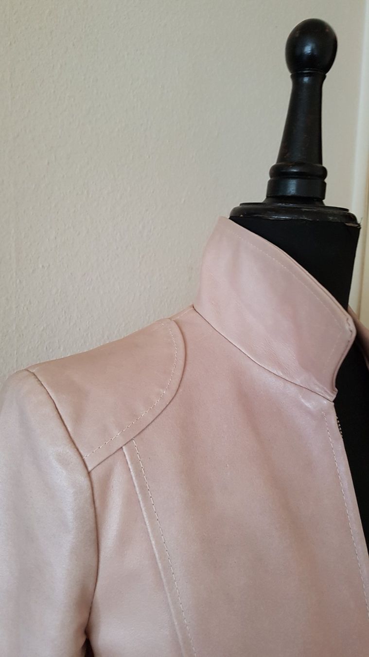 Vera Pelle Giacche: Blassrosa Lederjacke 44  NEU – Nuovo (secondo la descrizione) da spreitenbach venduto da nti_pb8s 3