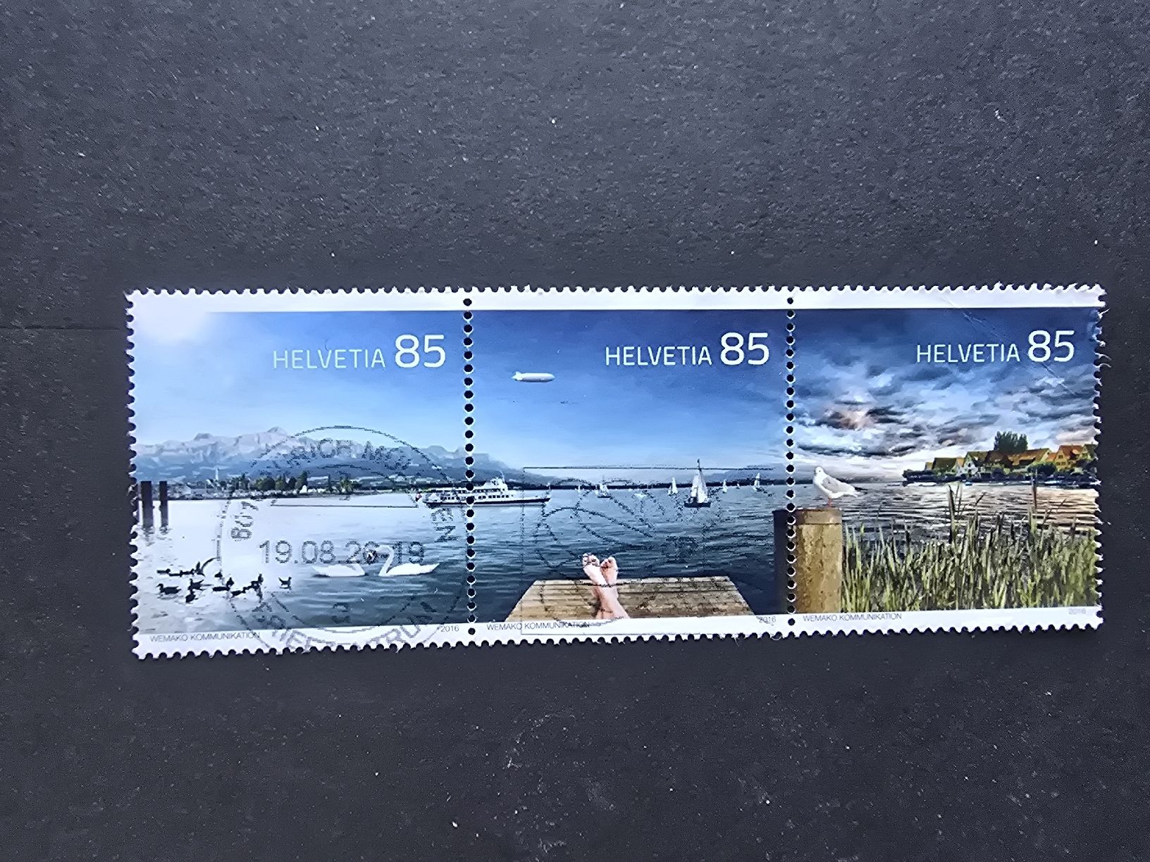 Alle Briefmarken: Briefmarken schweiz 2016 Bodensee – Gebraucht aus Hedingen von mickway