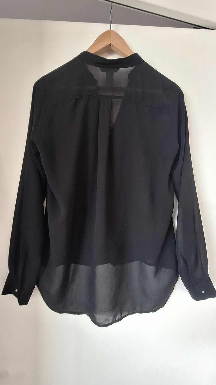 H&M Camicette: Schwarze durchsichtige Bluse H&M, Grösse 38 – Usato da Oberkulm venduto da kar_jgx9 2