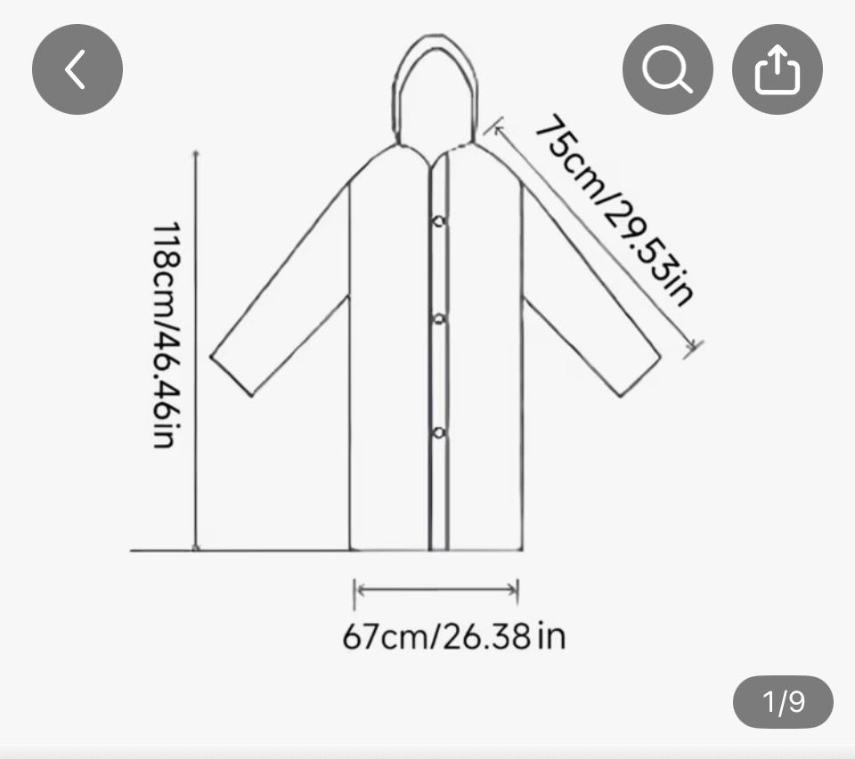 Cappotti: Leichter Regenmantel, unisex, weiss – Nuovo e nell'imballaggio originale da Glattfelden venduto da hel_8tb6 3