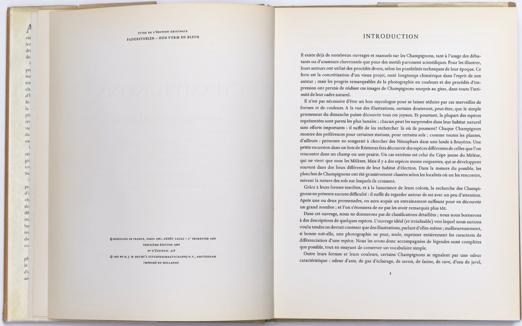 Libri: CHAMPIGNONS "Formes et Couleurs" H. Kleijn – Usato da Onex venduto da gonsla 5