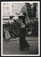 Foto-AK Basel, Fasnacht 1954, Kostümier