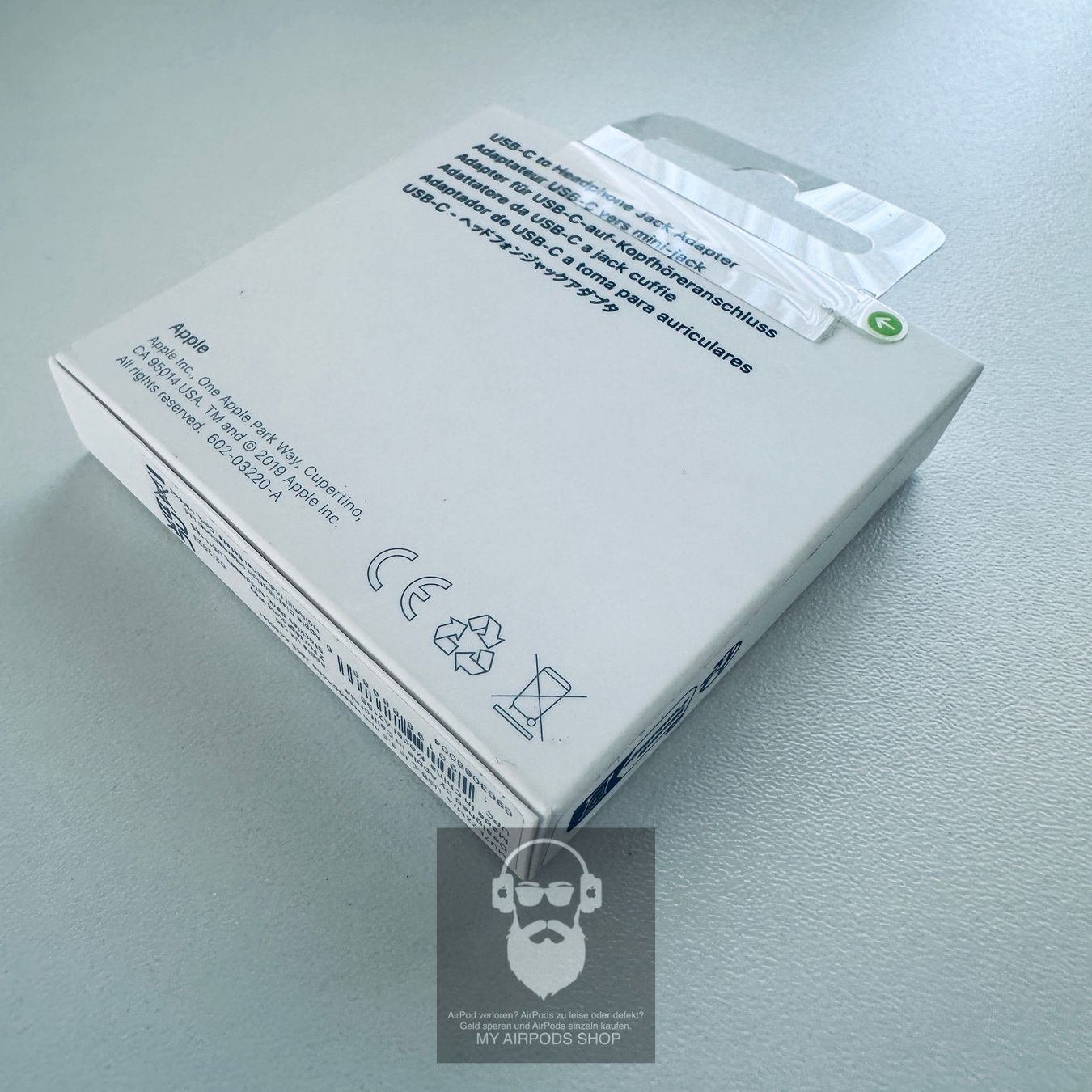Apple Unità & Adattatore: Original Apple USB-C zu 3.5mm Kopfhörer Jack Adapter Kabel – Nuovo e nell'imballaggio originale da Basel venduto da MY.AIRPODS.SHOP 6