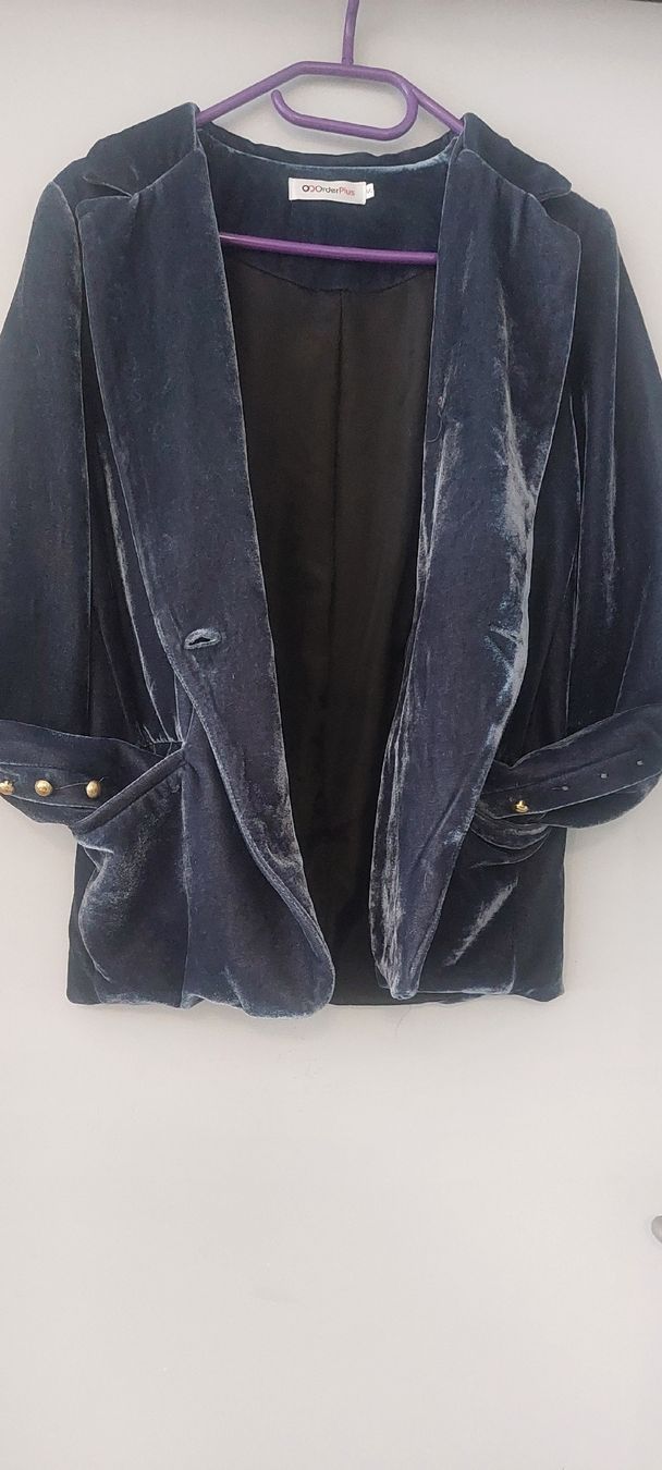 Giacche: Samt Blazer - Edler Look, Ordine Plus, Grösse S – Usato da Chur venduto da Angg1 2