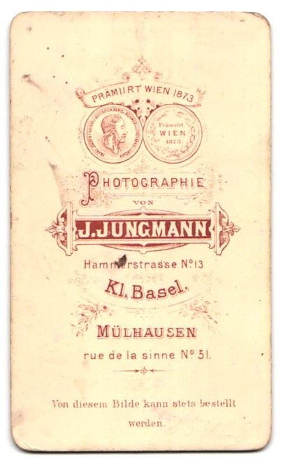 Fotografie & Manifesti: Fotografie J. Jungmann, Kl. Basel, Hamme – Usato da Berlin venduto da bartko-reher 1