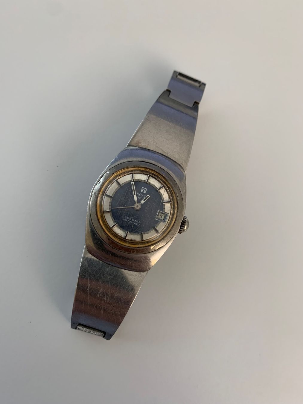 Tissot Orologi: Tissot Seastar Automatic Uhr 25mm läuft – Difettoso da Goldau venduto da WatchDealer1