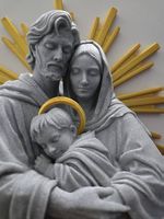 Segen der Familie  Wandrelief