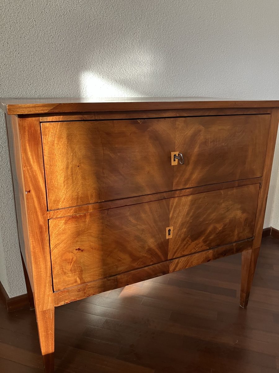 Cassettiere: Biedermeier Kommode 1820-1850 | Originale | 2 Schubladen – Usato da Odogno venduto da chi_ds8t