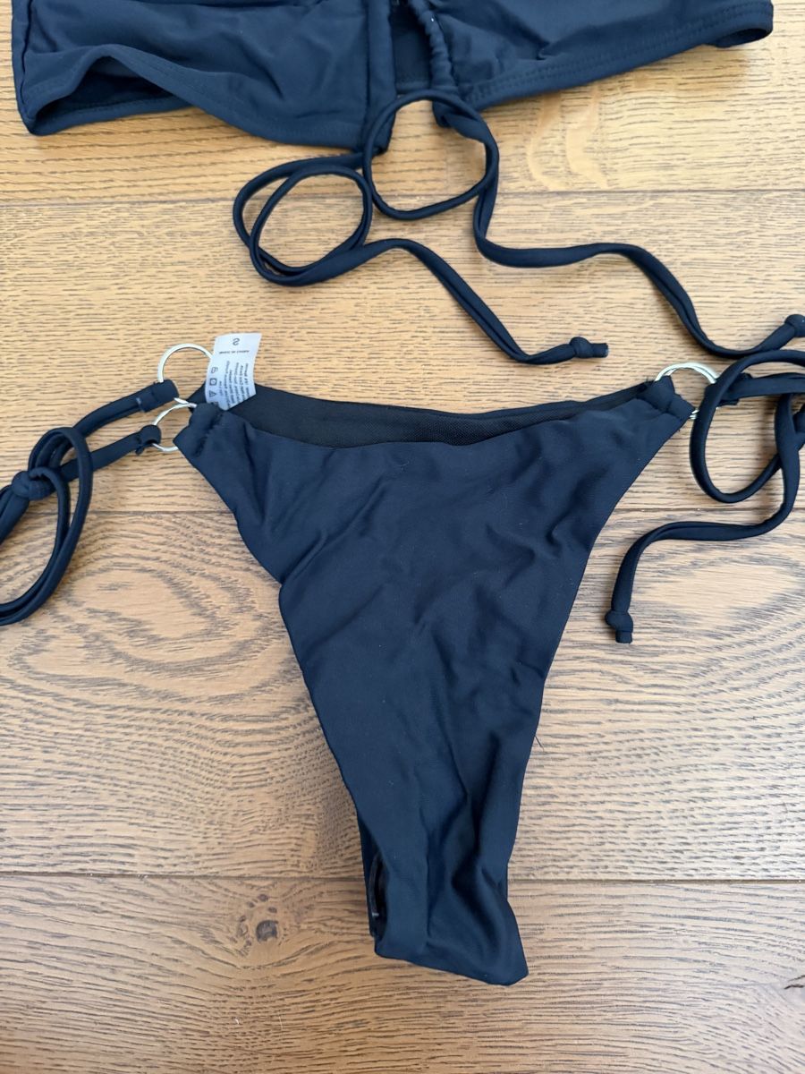 Costumi da bagno & Bikini: Schwarzer Bikini mit Bändchen, Grösse S - Sommer Hit! – Nuovo (secondo la descrizione) da Bassersdorf venduto da Sandy456 3