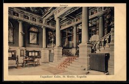 St. Moritz, Hotel Engadiner Kulm, Eingan