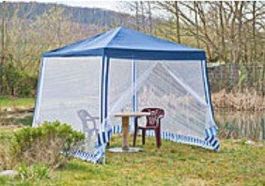 Garten- und Campingpavillon mit Moskitonetz 300x300x236 cm