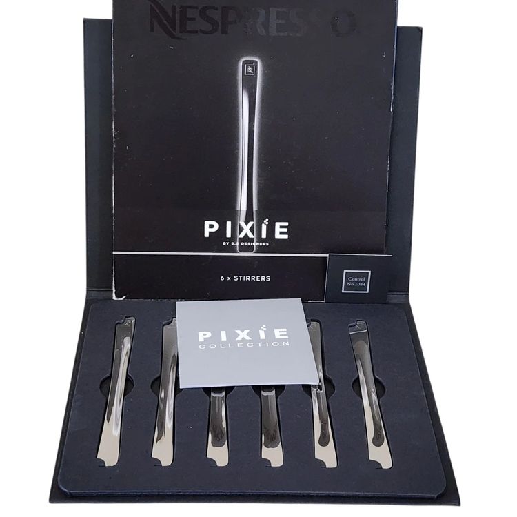 NESPRESSO Set 6 Cucchiaini Pixie Collection Design (Nuovo e nell ...