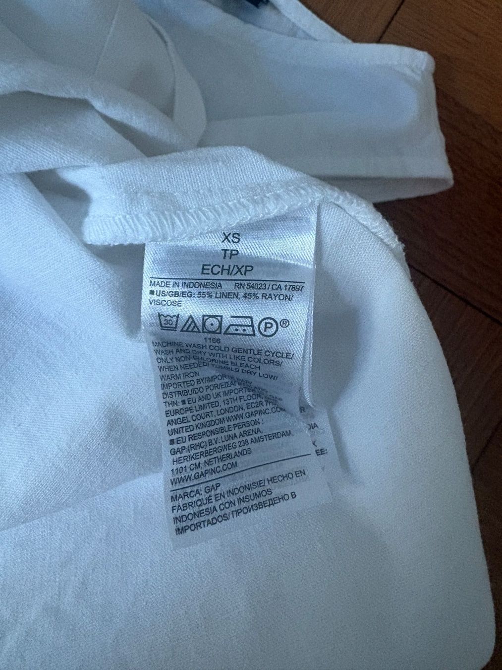 Gap Tops: GAP Weisses Top mit Leinen XS – D'occasion à Zürich par triangular 4