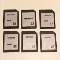 6 Stück / 32MB MMC CARD (Multimedia Cart)