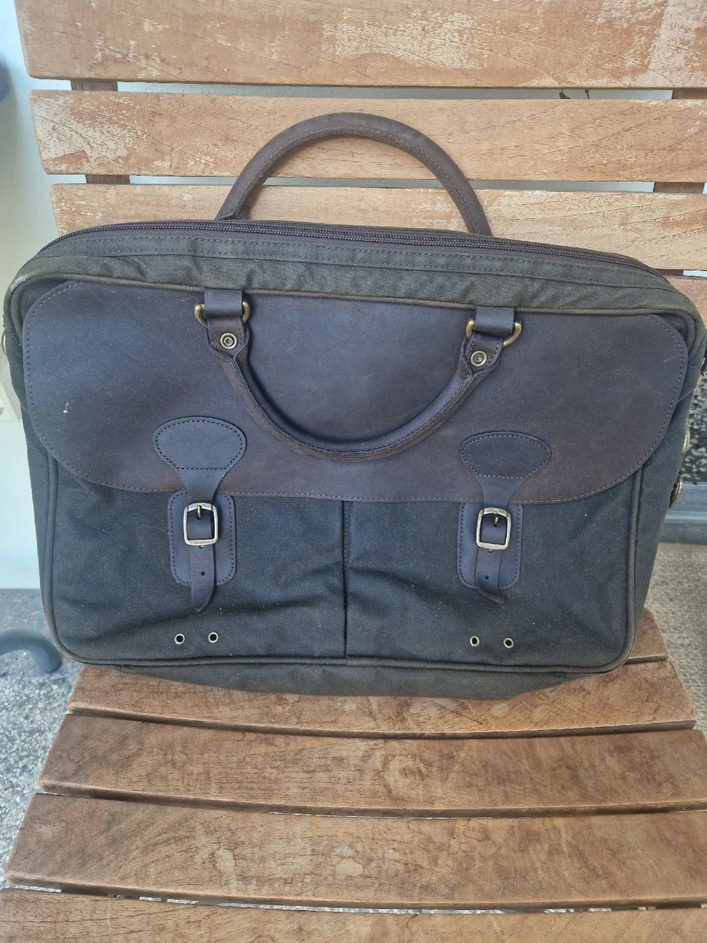 Barbour Valises & Sacs: Barbour Tasche grün/braun – D'occasion à Basel par AvideZa 1