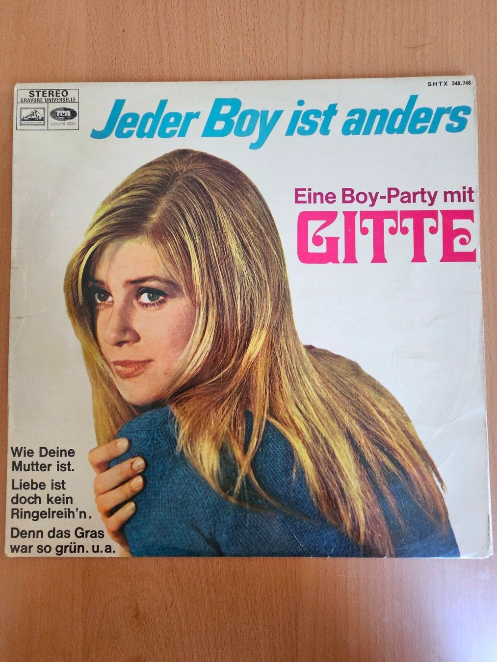 Dischi in vinile: LP - Gitte – Jeder Boy Ist Anders - Eine Boy-Party Mit Gitte – Usato da Biberist venduto da Foolio0