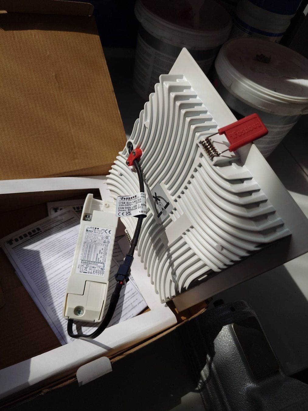 Lampes: Einbauleuchte quadratisch LED – Neuf avec emballage d'origine à Thun par werft_thun 4