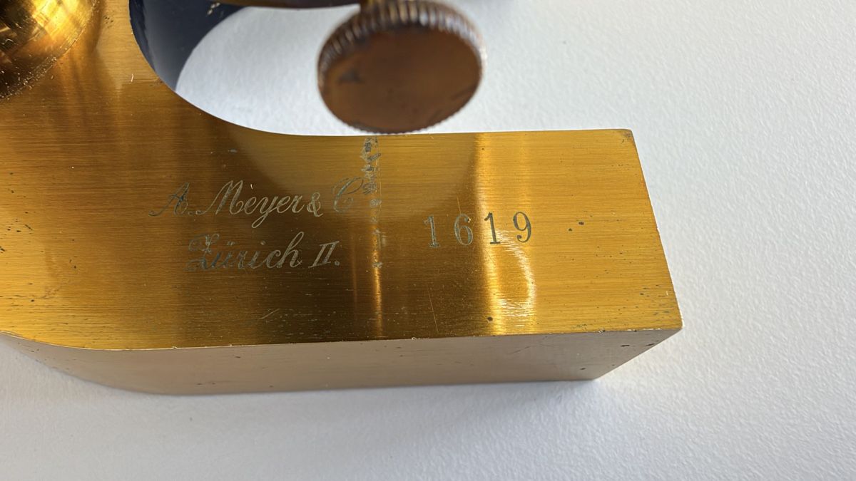 Microscopi: MICROSCOPE MARQUÉ A. MEYER & CO, ENGE-ZÜRICH – Usato da Biel/Bienne venduto da pvintage 4