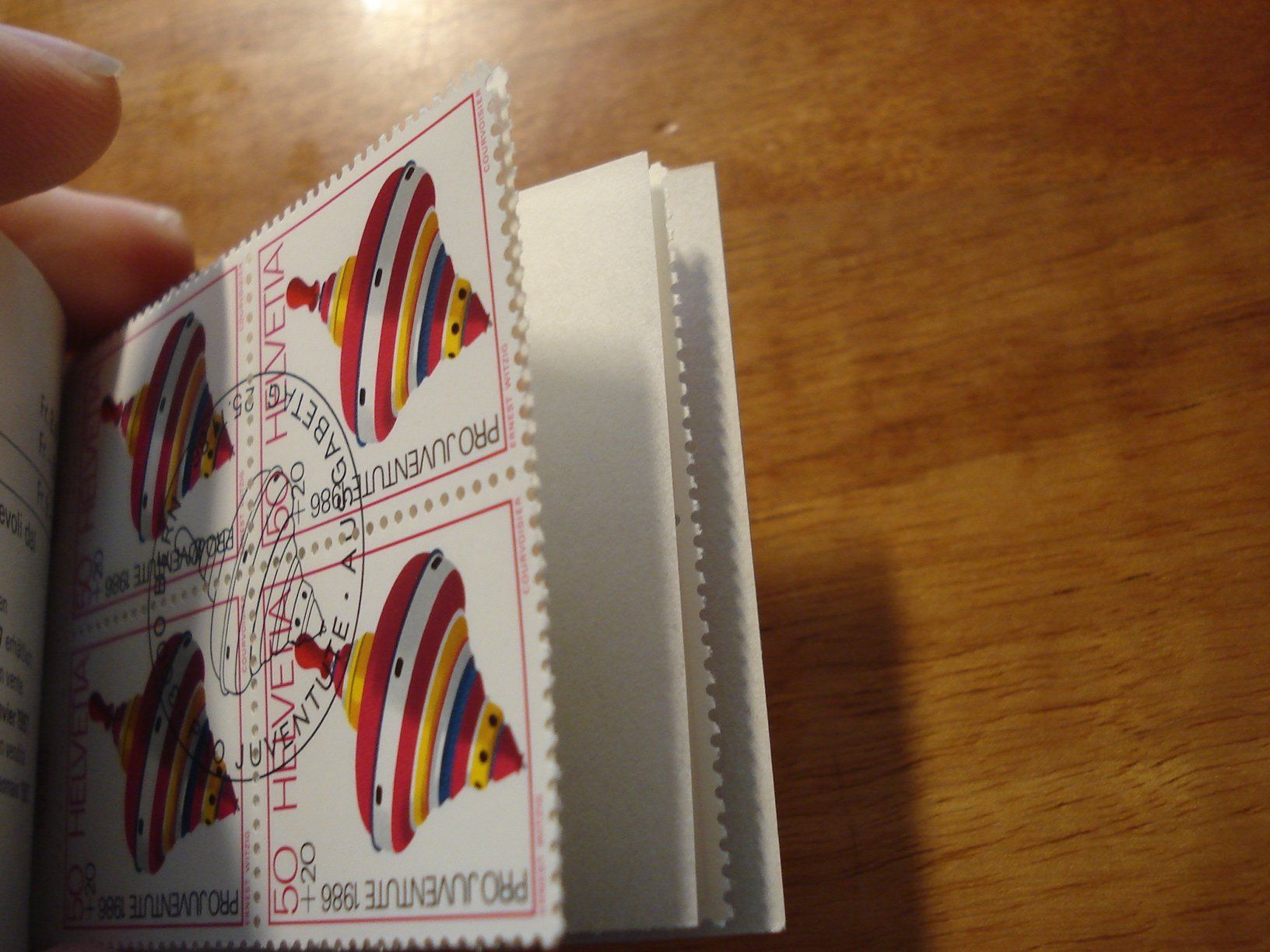 Alle Briefmarken: Markenbüchlein 1986, Pro Juventute, ET-o – Gebraucht aus Niederwil AG von morostahu 1