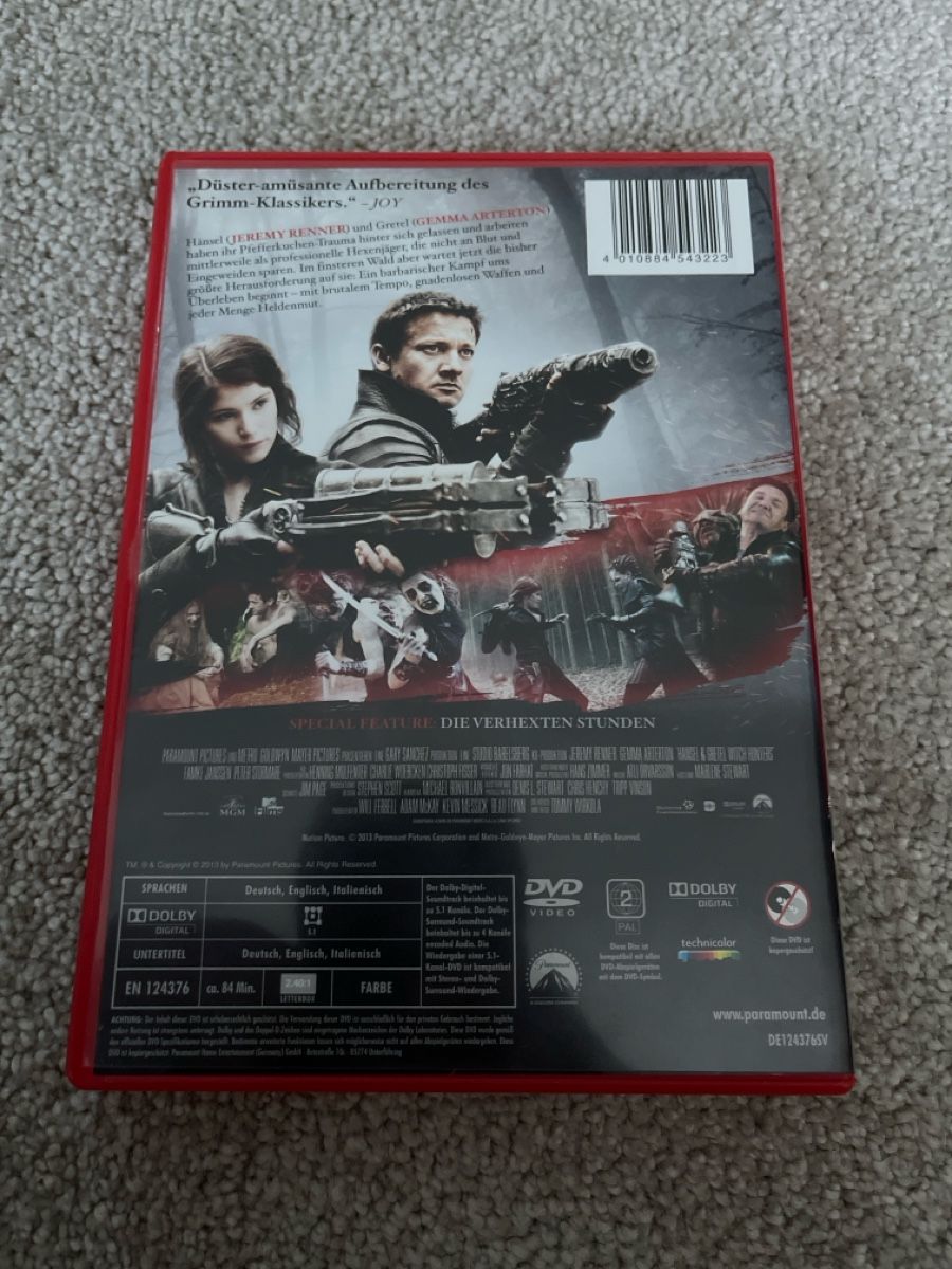 Tutti i DVDs: Hansel & Gretel Hexenjäger DVD  – Usato da Unterkulm venduto da AnoliOccasion 2