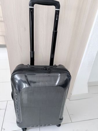 Delsey Trolley Hartschale grau Handgepäck guter Zustand