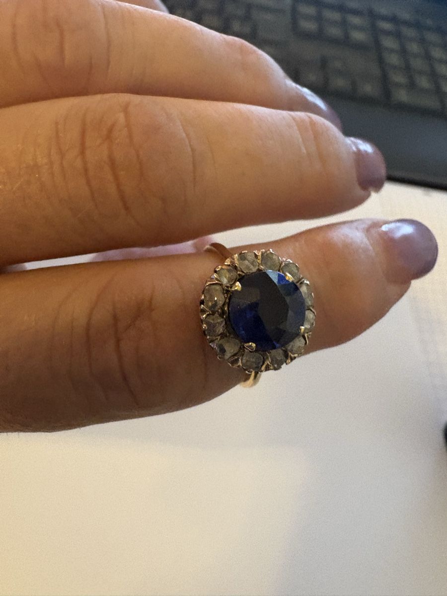 Ringe: 585 gg Ring um 1920 – Gebraucht aus Murten von Tzaugg