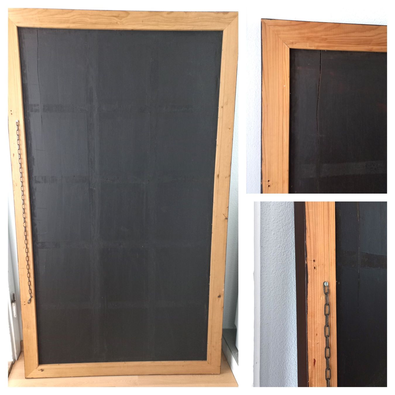 Gemälde: Grosses chinesisches Gemälde, handgemalt auf Holzbrettern – Gebraucht aus Bévilard von Orscha 9