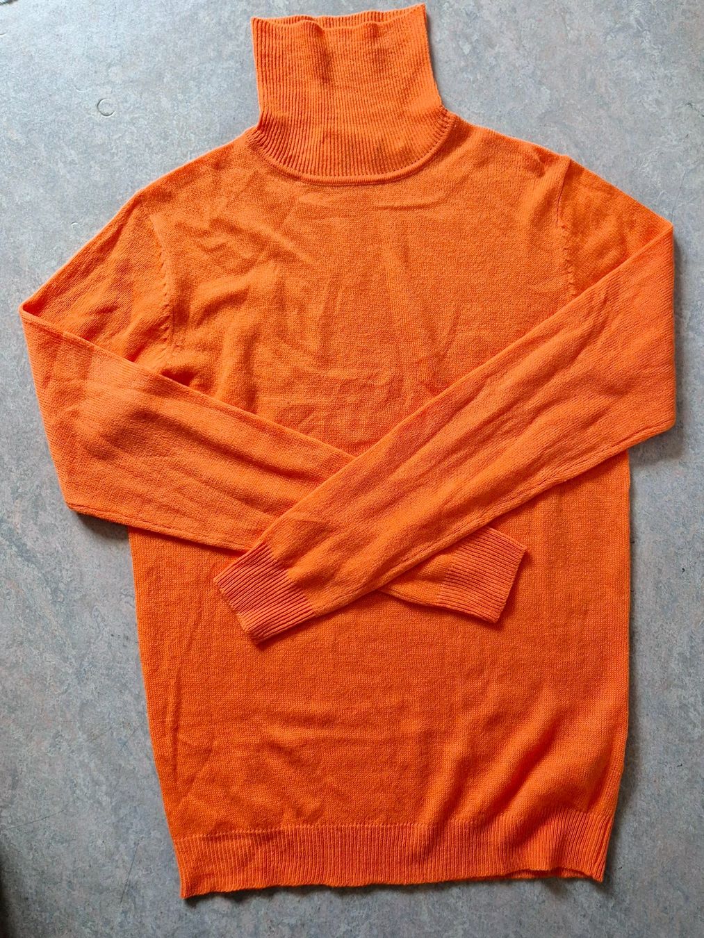 Maglioni & Felpe: PULLOVER COLLUSION ORANGE M L , TOP ZU JACKE BLAZER JEANS – Nuovo (secondo la descrizione) da Elsau venduto da the-colorful-side