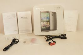 HTC One (M8) 16GB Grey – Full Set mit Original Sunrise Quitt