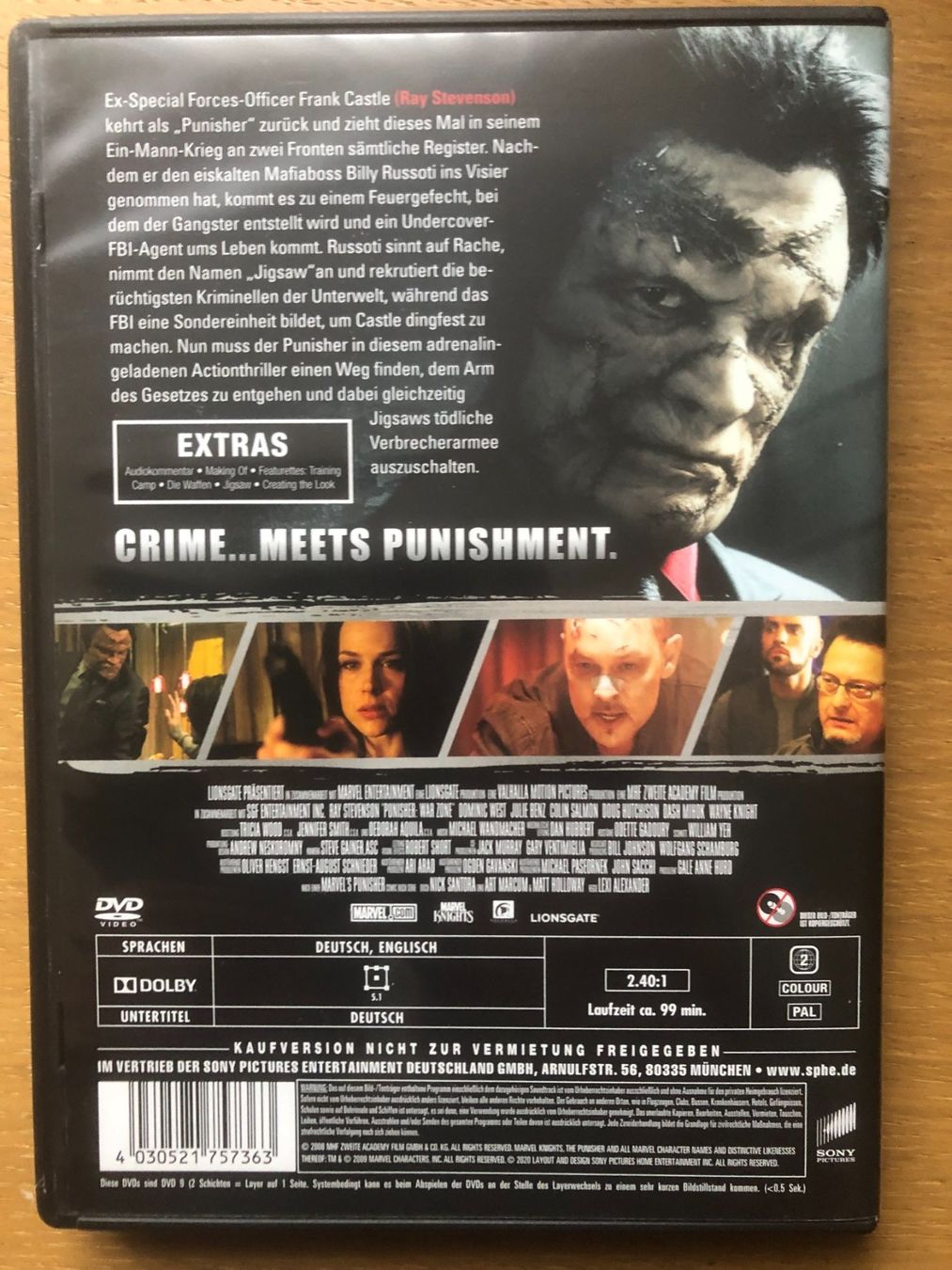 Tutti i DVDs: Punisher Warzone (Uncut Version) – Usato da Basel venduto da jannickpascal 1